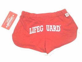 Womens Lifeguard Sexy Short Summer Shorts Red Size 7 - 8 Sizes in Pictur... - $15.78