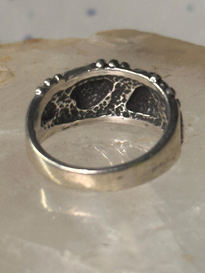 Black Hills Gold ring leaves wedding band size 5 sterling silver women Item image 6