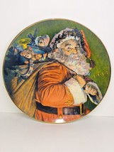 Vintage 1987 Avon “The Magic That Santa Brings” 22K Gold Trim Christmas Plate - £4.99 GBP