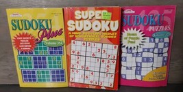 Sudoku Puzzle Books Lot 3 Kappa Super Plus - $16.70