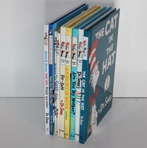 Lot Of 9 Dr. Suess Books 1980s ABC Fox in Socks The Foot Book Fish Out of Water - £15.31 GBP