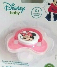 Disney Baby Minnie Mouse Baby Girl Pacifier Plus Chupton BPA Free Pink 2 Packs - £4.59 GBP