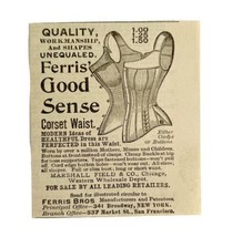 Ferris Good Sense Corset Waist 1894 Advertisement Victorian Clothing ADB... - £7.70 GBP