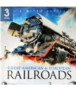2011 Great American 7 European Railroads 3 DVD Set Limited Series Trains... - $24.99