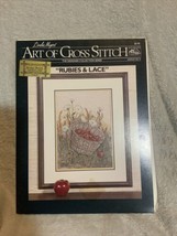 Art of Cross Stitch Rubies And Lace Linda Myers Counted Cross Stitch Pat... - $6.60