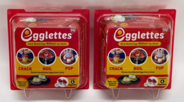 Two Egglettes 4-Pack Hard-Boiled Eggs Without Shell Cookers &quot;As Seen On TV&quot; - £19.60 GBP