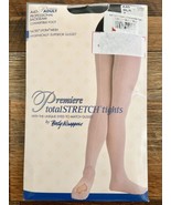 Body Wrappers Prof. Backseam Convertible Foot Tights A45, Black, Size Ad... - $9.49