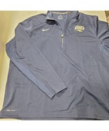 Nike Oral Roberts Golden Eagles Shirt Mens XXL Blue 1/4 Zip Pullover Lon... - €21,48 EUR