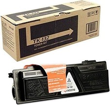 Kyocera 1T02HS0US0 Model TK-132 Black Toner Kit, Up to 7200 Pages Yield - £66.88 GBP
