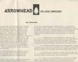 Arrowhead on Lake Tawakoni Poster with Deed Restrictions &amp; Plat Plan Texas - £21.92 GBP