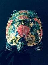 VTG Hand painted Wooden Multicolor Turtle Figure  - $24.75