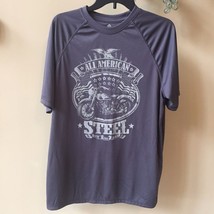 Men&#39;s American Steel Harley Shirt Large - £9.36 GBP