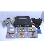 N64 Nintendo 64 Console with Games Zelda, Wipeout, NFL, Army Men Sarge&#39;s... - $159.95