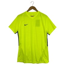 New Nike Shirt Mens Small Neon Yellow Dri FIT Lightweight Athletic Socce... - $19.79