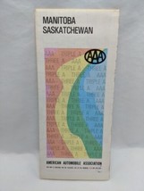 Vintage 1978 AAA Manitoba Saskatchewan Travel Map - £25.63 GBP