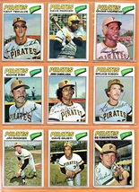 1977 Topps Pittsburgh Pirates Team Lot 13 diff Dave Parker John Candelaria Zisk  - £2.34 GBP