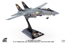 F-14D F-14 Tomcat VF-31 &quot;Tomcatters&quot; US NAVY 2006 1/144 Scale Diecast Model - $1,114.81 MXN