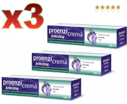 3 PACK Walmark ArthroStop Proenzi massage cream for joints muscles pain 100 ml - £34.61 GBP
