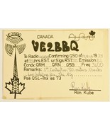 Vintage Canada Postcard QSL Card Amateur Radio 1974 - $57.30 MXN