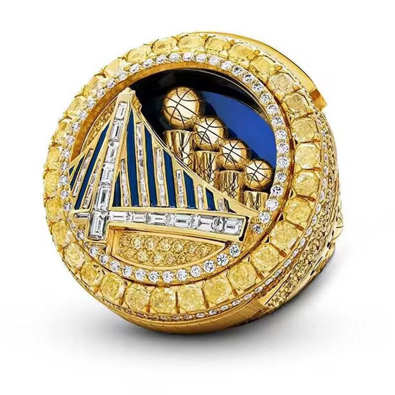 2022 NBA Golden State Warriors Championship Ring Replica with LOVECHAMPIONRING
