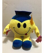 Emoji Graduation Plush Blue Hat 13.5 inch MUSIC GRAD IDOL - $28.62 CAD