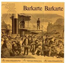 Koln Dusseldorfer Barkarte Menu German Rhine Steamer - $15.84