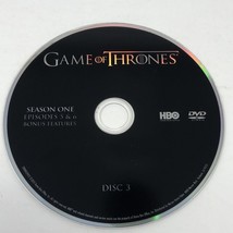 Game of Thrones: Season One Disks 3 Only DVD Episodes 5 &amp; 6 - £2.11 GBP