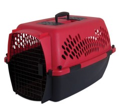 Aspen Fashion Pet Porter Dog Kennel Hard-Sided Deep Red; Black 26 In - £87.00 GBP