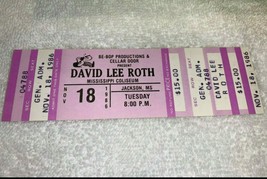 DAVID LEE ROTH VAN HALEN 1986 UNUSED CONCERT TICKET PASS MISS COLISEUM J... - £7.81 GBP