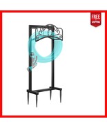 Upgrade Your Garden with Sturdy Freestanding Hose Hanger - 100ft Capacity - $86.76 CAD