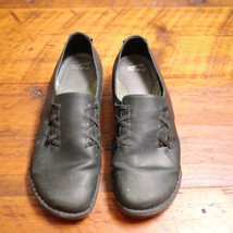 DANSKO Navy Blue Nubuck Leather Slip On Mule Comfort Clogs Flats 10.5 42 - £29.65 GBP