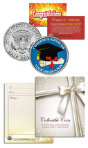 Graduation Keepsake Gift for Graduate Class JFK Kennedy Half Dollar US Coin - £7.56 GBP