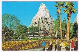 Postcard Matterhorn Mountain Magic Kingdom Disneyland California - £2.32 GBP