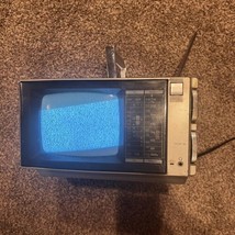 1987 GOLD STAR 5&quot; B/W TV AM/FM Stereo Radio KMA-0506 WORKS PERFECT Telev... - £15.56 GBP