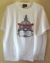 Stitches Washington Nationals Inaugural Season White T-Shirt 2005 Size XL - $19.79