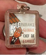 60s, porte-clés, holographie lenticulaire, Assurance Globale, Key ring, ... - $20.33 CAD