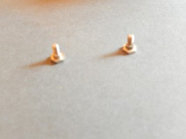 LIONEL PART- 736-12 - SIDE-ROD HEXHEAD SCREW- 2 PIECES- - NEW- H46 - $22.65 MXN