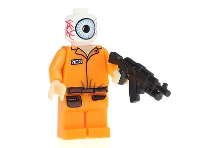 Minifigure Custom Toy Big Eye Stan Arkham Batman DC Comic - £4.88 GBP