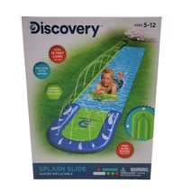 Water Slide Slip Slide Discovery Splash Slide 15ft Long Boogie Board Included - £14.04 GBP