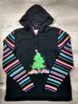 CJ Banks Long Sleeve 1/4 Zip Christmas Tree Hoodie Sweatshirt Womens Extra Large - £15.01 GBP