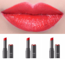 X 3~The Face Shop Glossy Touch Lipstick Moisturizing Lip Tint RD02 Cherr... - $17.72