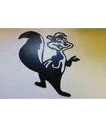 Pepe Le Pew - Metal Wall Art - Black 11.5&quot; x 11.5&quot; - $433.83 MXN