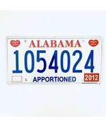 2012 United States Alabama Base Apportioned License Plate 1054024 - $16.82