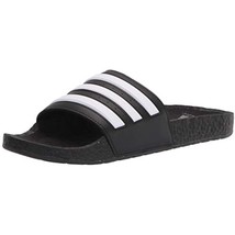adidas unisex adult Adilette Boost Slide Sandal FY8154 Black/White Size 8M - £35.52 GBP