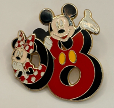 2008 Walt Disney Disneyland Official Pin trading metal Mickey Minnie Mouse - £12.54 GBP