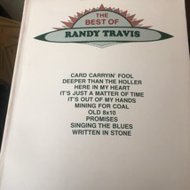 Le Meilleur De Randy Travis Songbook Partitions de Musique Song Livre P/V/G - £9.85 GBP