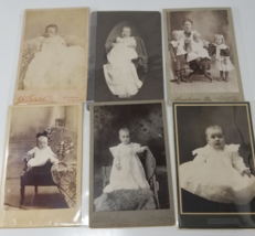 1910s Baby Studio Photos Set of 6 Missouri When Gallery Mumbrauer Antique  - £15.15 GBP