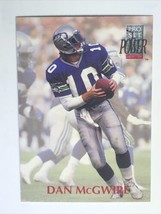 Dan McGwire 1992 Pro Set Power #10 Seattle Seahawks NFL Football Card - £0.77 GBP
