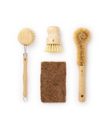 PLANT OATH | Bamboo Dish Brush Set #04 | Eco-Conscious Kitchen Cleaning Set - $494.00 MXN