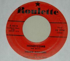 Jimmie Rodgers on Roulette Label / 45 rpm / Honeycomb /Their Hearts Were... - $4.90